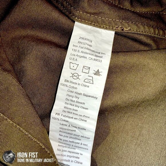 DOLLS KILL IRON FIST BONE IN MILITARY CHORE JACKET OLIVE GREEN WOMEN’S SIZE XS - Picture 13 of 15
